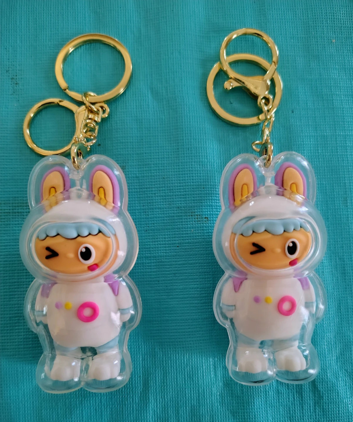 Snarkies Bunny Character Keychains (Set of 2)
