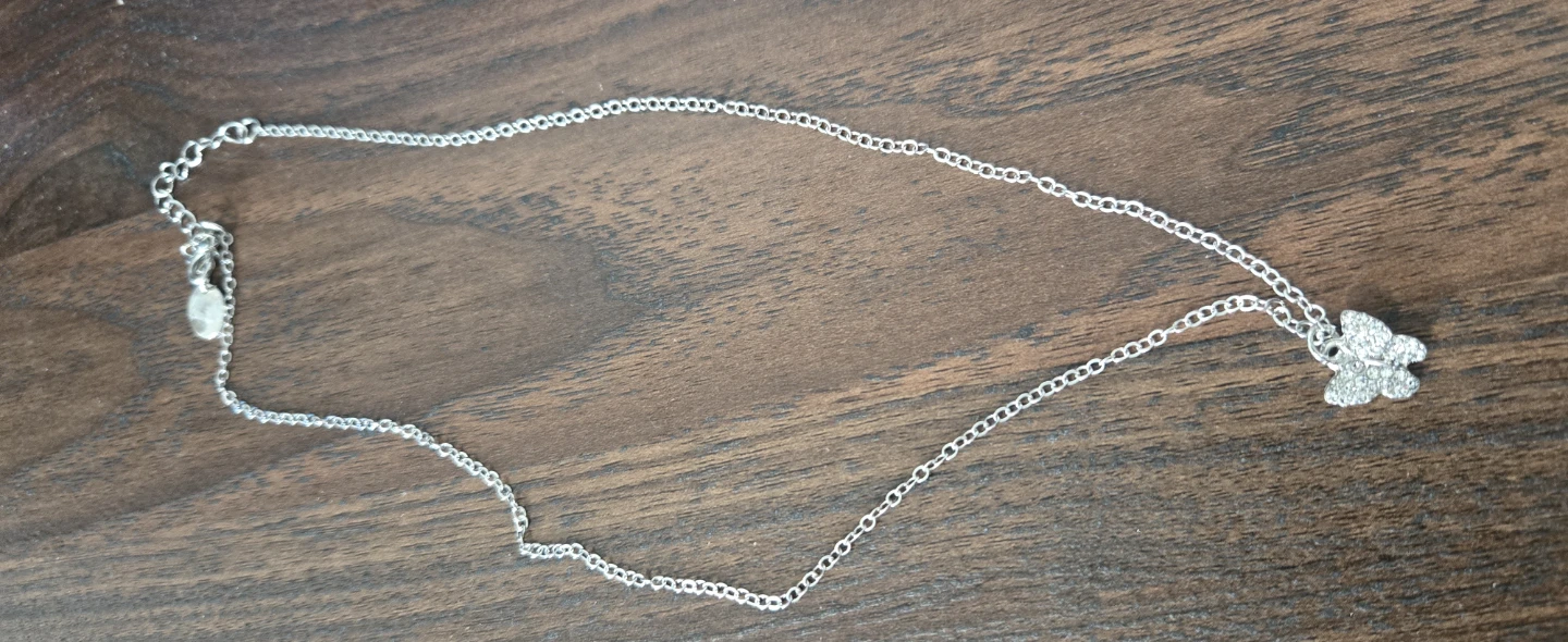 Silver Butterfly Necklace - photo 3