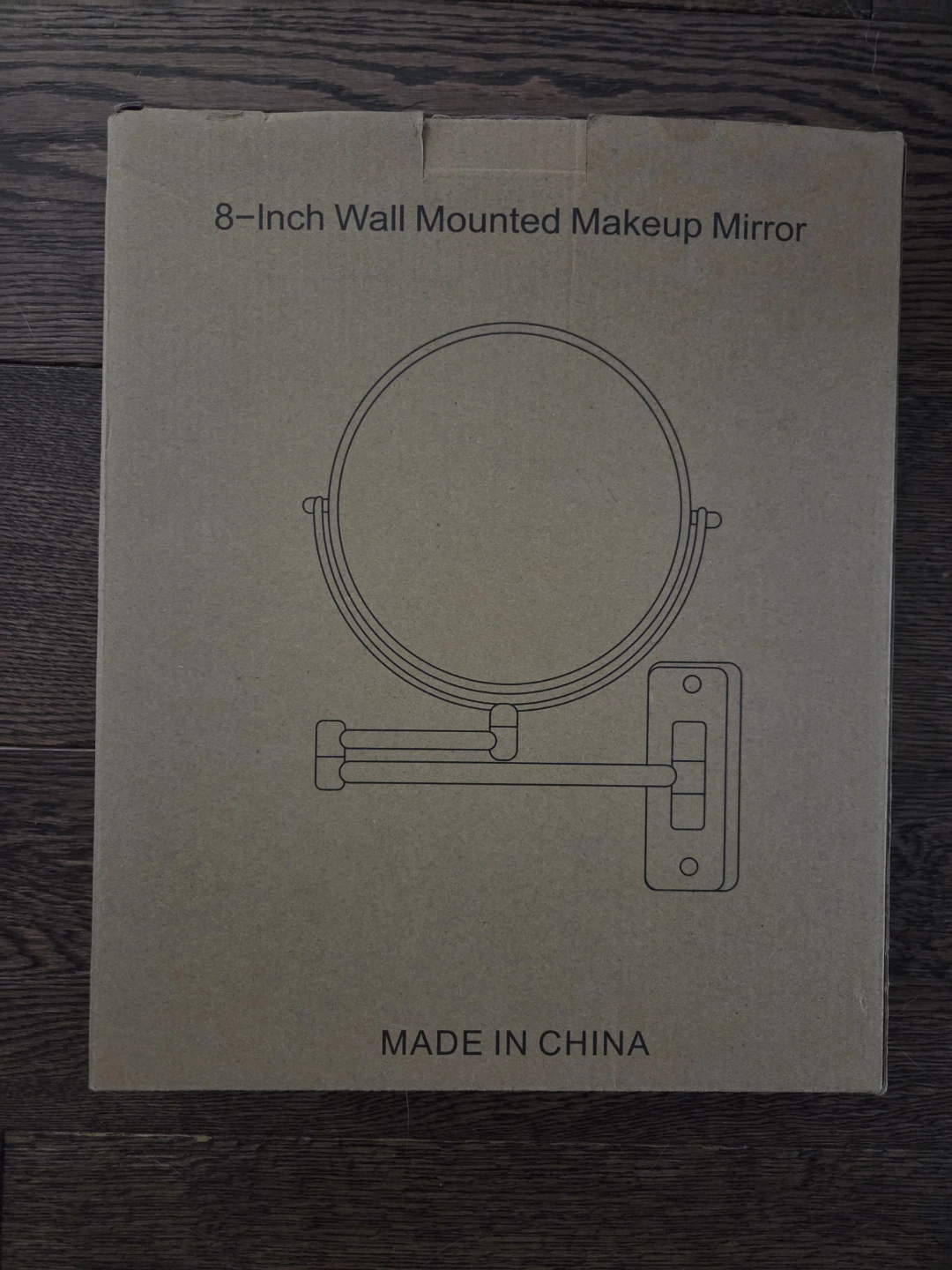 8-Inch Wall Mounted Makeup Mirror