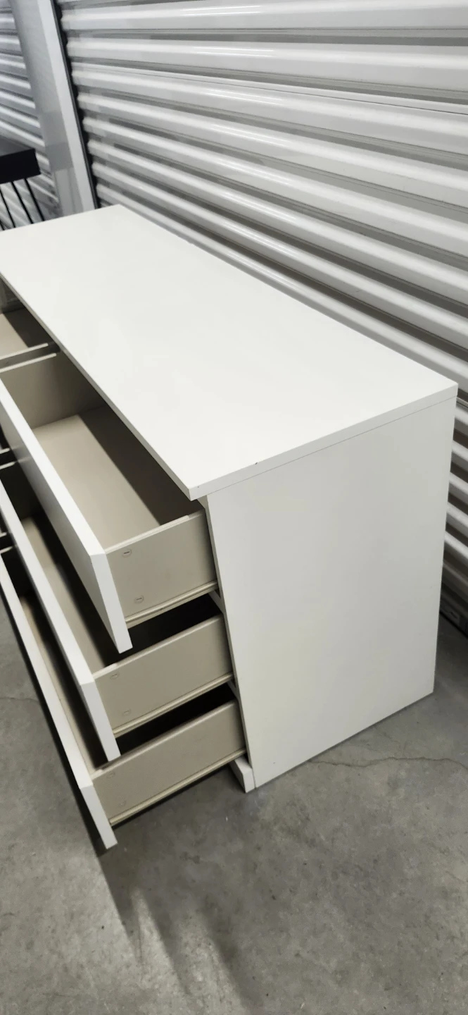 IKEA Malm 6-Drawer Dresser White - photo 3