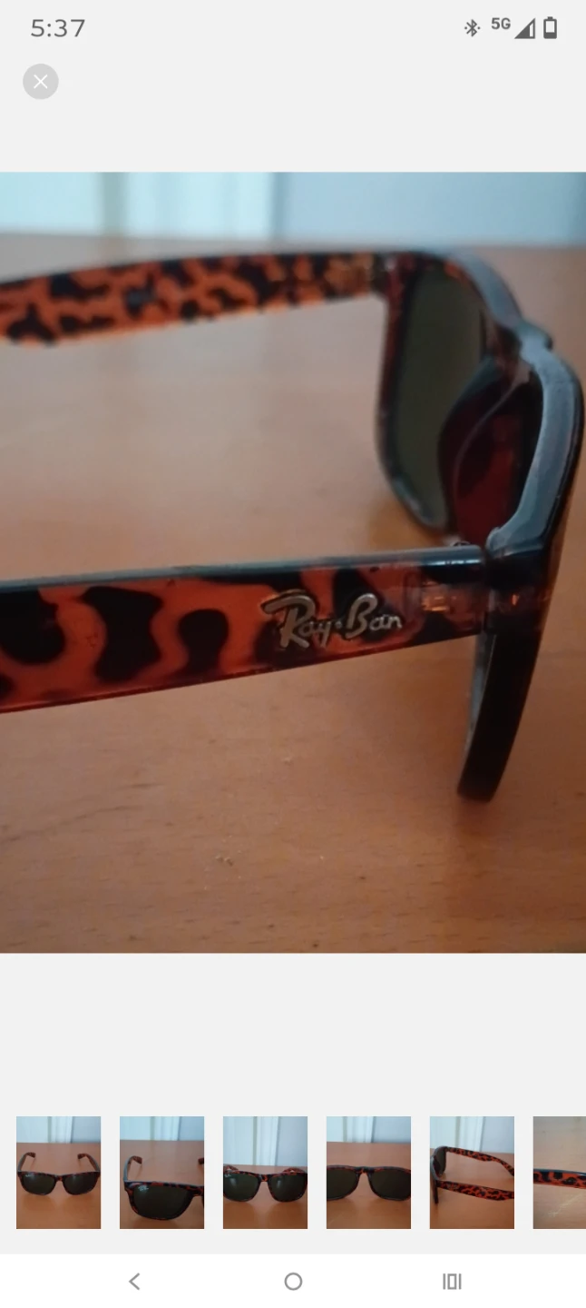 Ray Ban tortoise shell sunglasses - photo 5