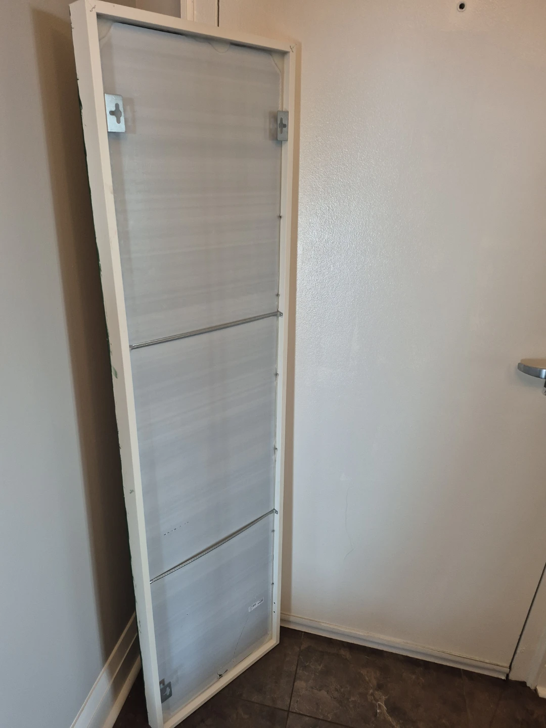 Full length wall mirror with green frame - photo 2