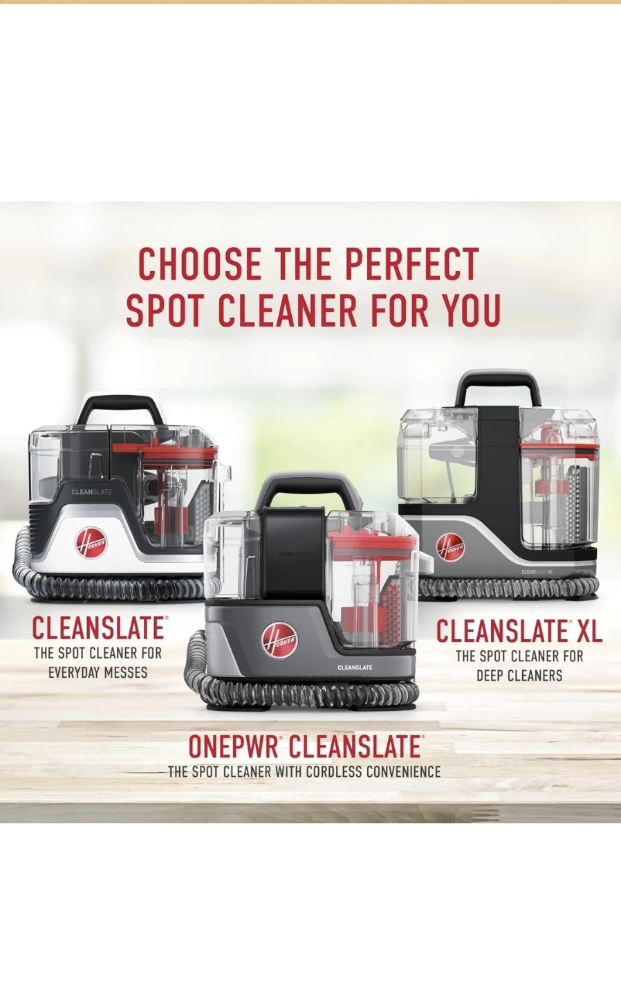Used Hoover CleanSlate Portable Carpet and Upholstery Spot - photo 2
