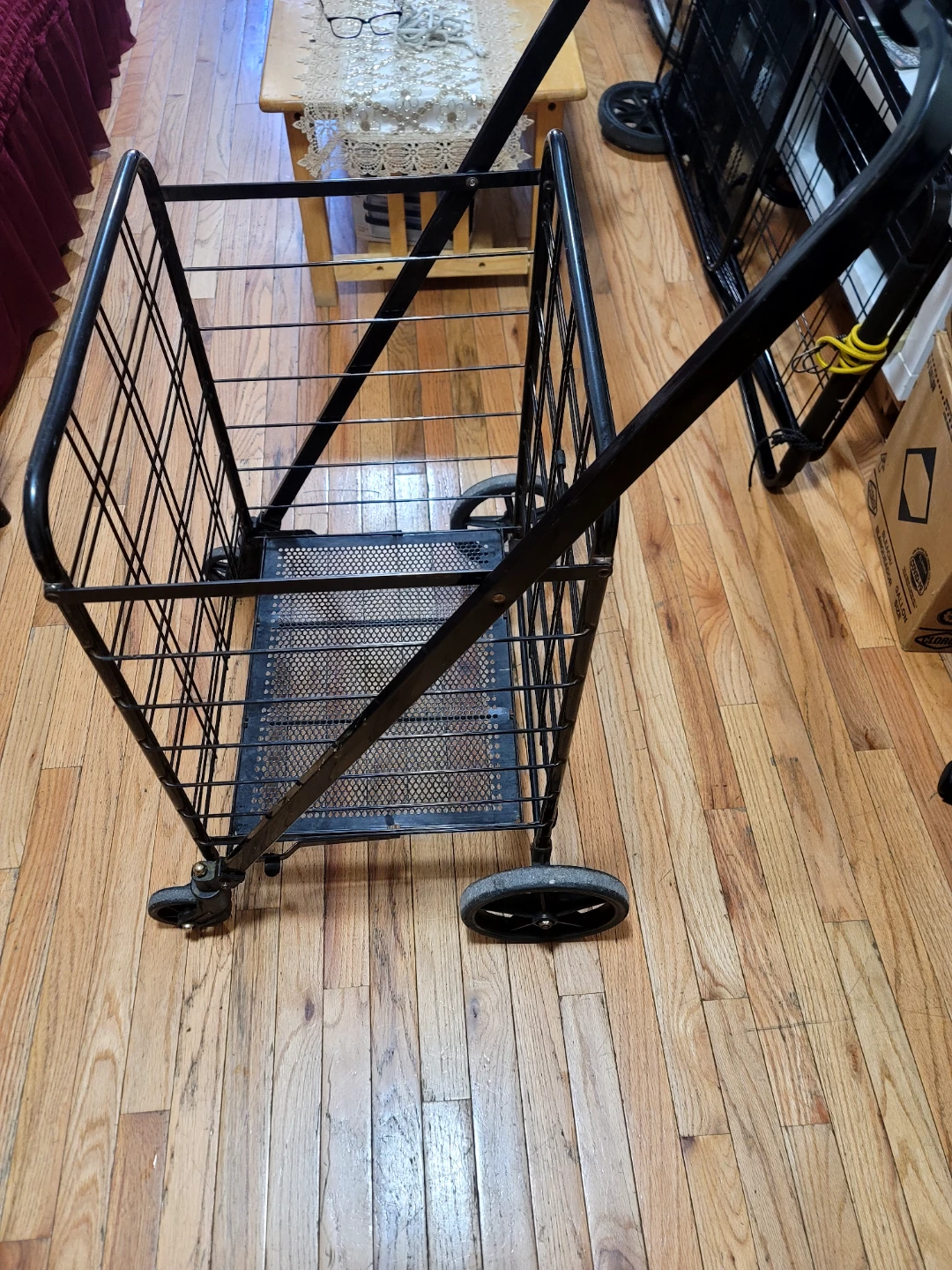 Carro de compras plegable con ruedas giratorias - photo 3