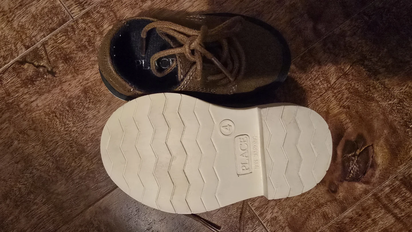 Children's Brown Lace-Up Shoes - photo 3
