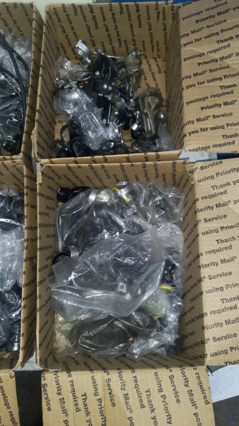 Lot of Assorted Black Bicycle Parts - photo 4