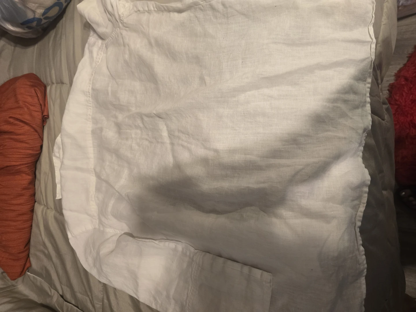 James Perse White Linen Button-Up Shirt Size 1 - photo 3