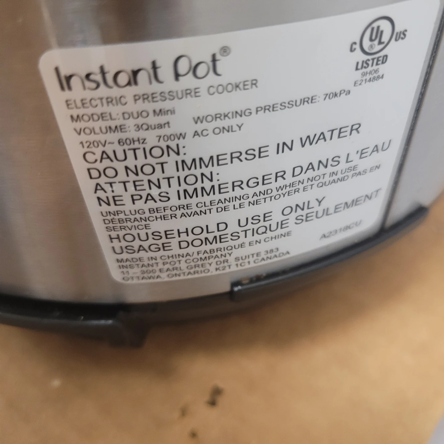 Instant Pot Duo Mini 3-Quart Electric Pressure Cooker - photo 3