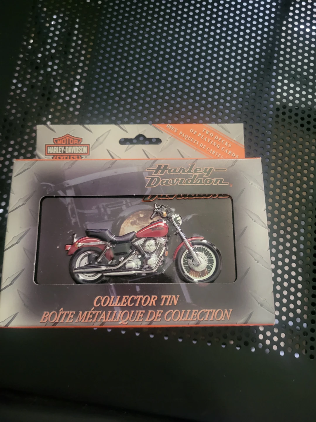Harley-Davidson Collector Tin with Two Decks of Playing Cards