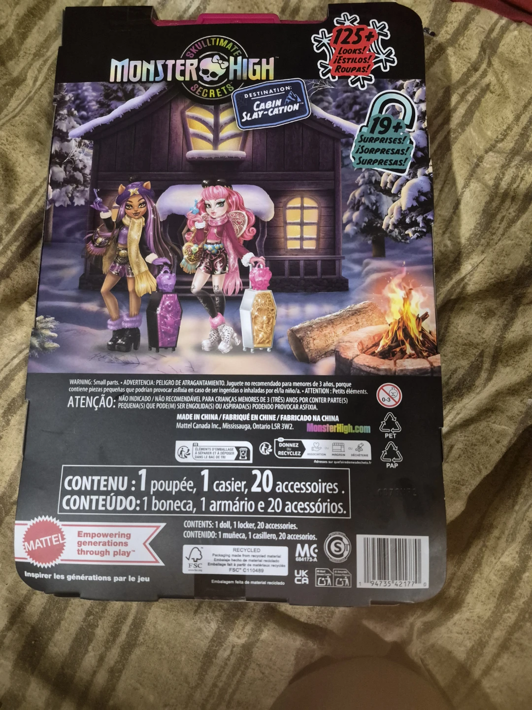 Monster High Skulltimate Secrets Cabin Slay-cation Doll - photo 2