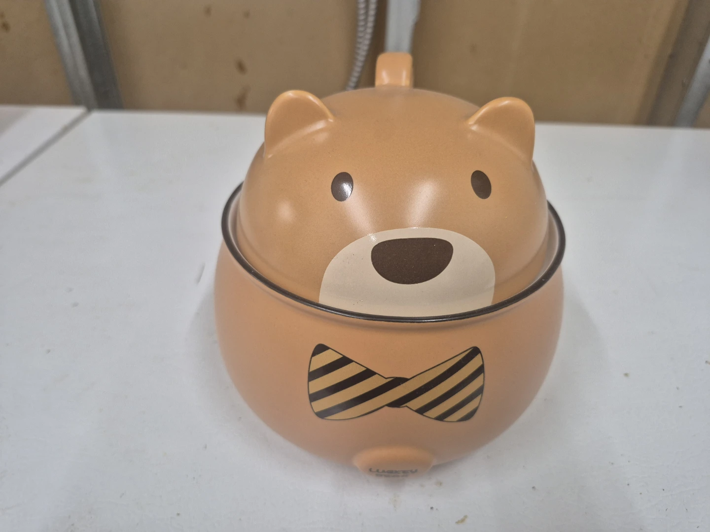 Cute Bear Noodle Bowl with Lid - photo 4