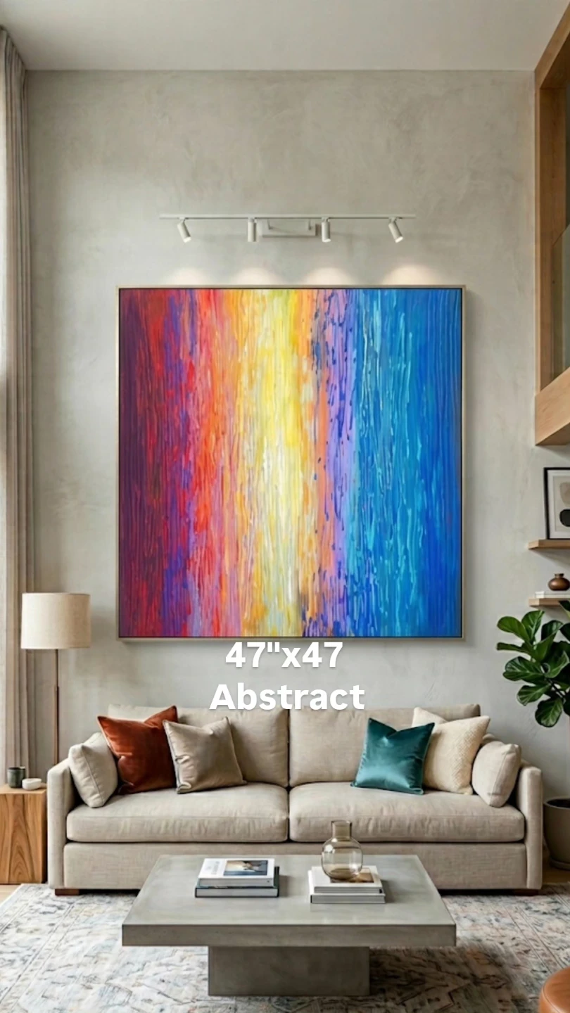 Huge original hand-painted painting by Canadian local artist - photo 4