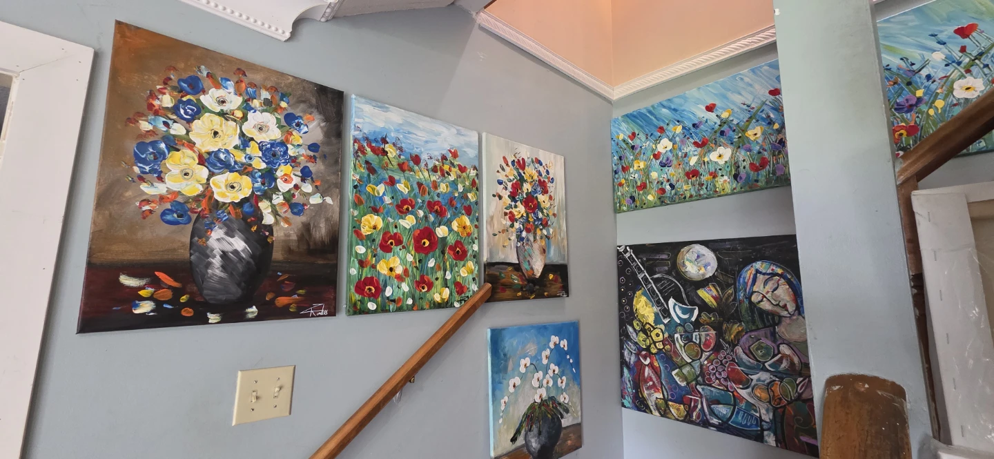 Huge original hand-painted painting by Canadian local artist - photo 5