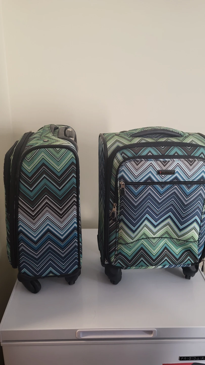 Olympia USA Luggage Set - 2 Piece Carry-On Rolling Suitcases