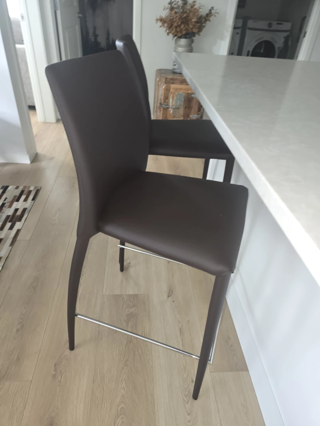 Brown Leather Bar Stools  from STUCTUBE - photo 2