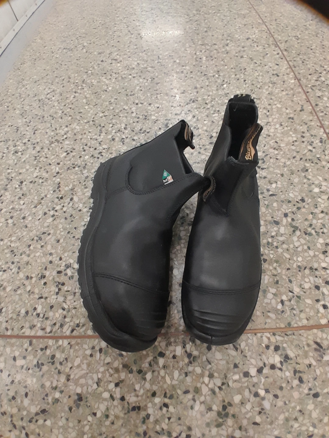 Blundstone Black Leather Safety  Boots Solid Men's Size 12 - photo 2