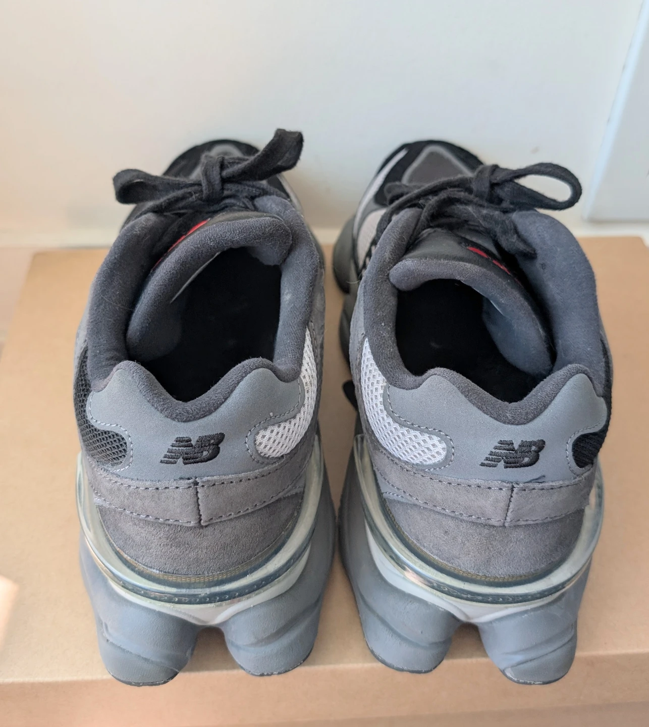 New Balance 9060 Grey Black Running Shoes - photo 4