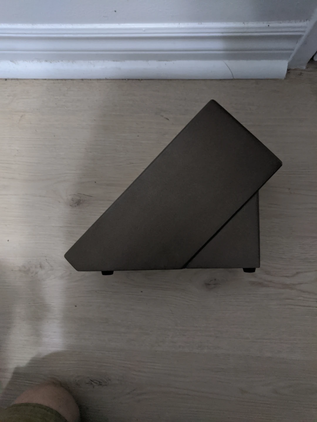 wood knife block in bronze - photo 4