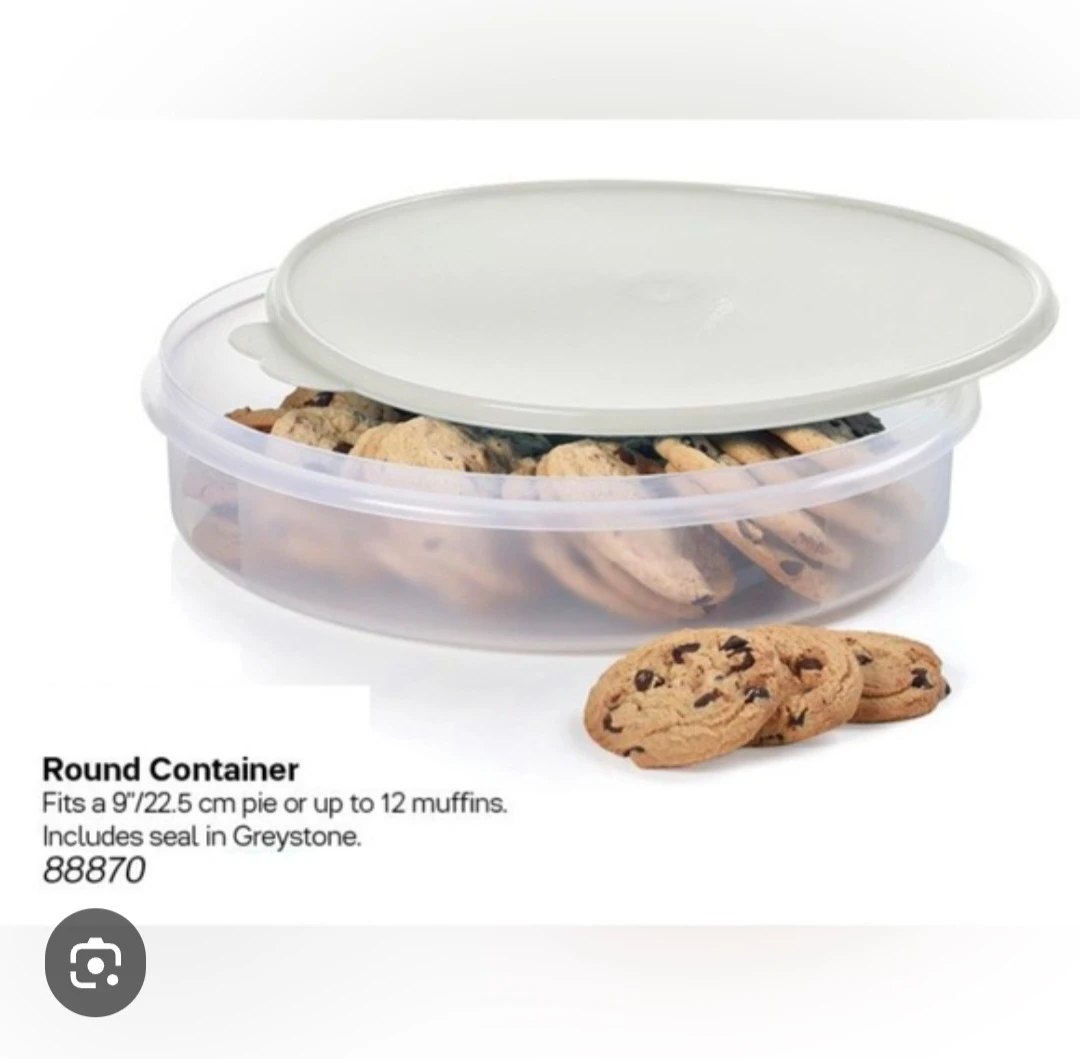 Tupperware Round Container with white Seal
