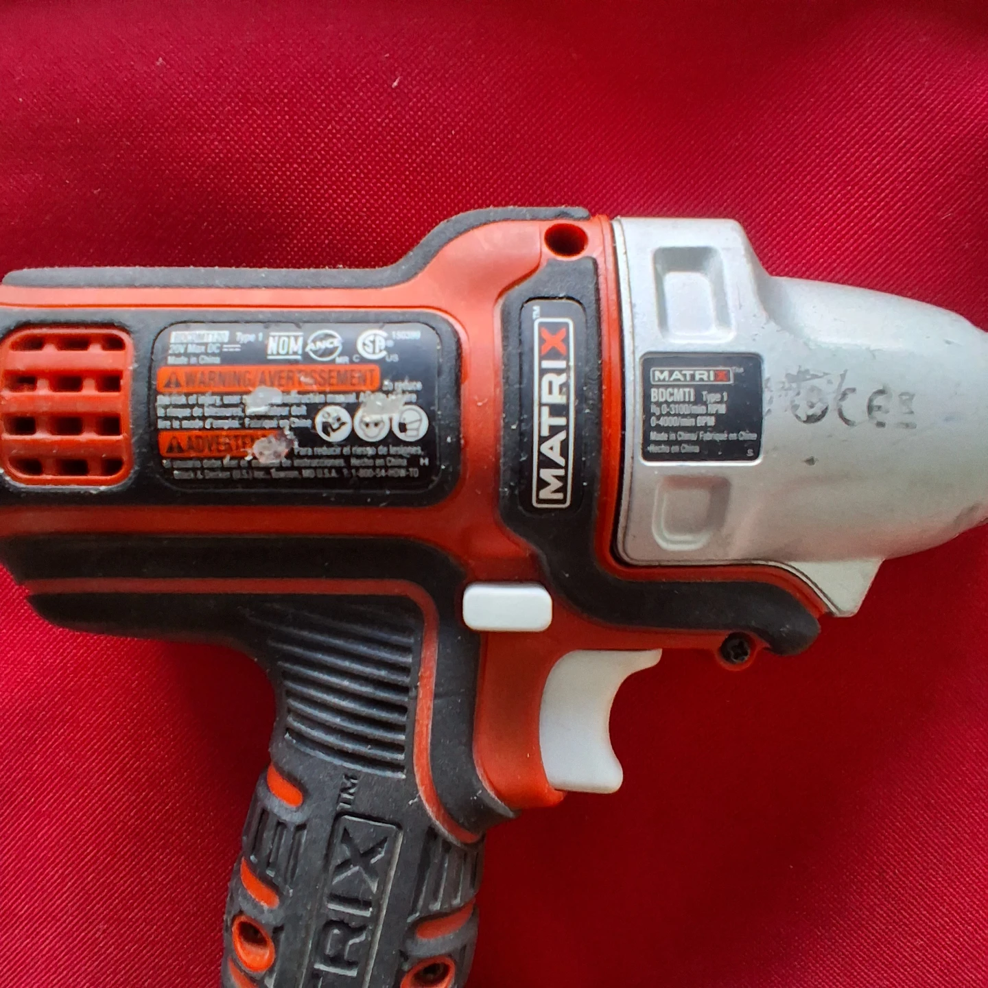 Black & Decker Matrix 20V Impact Driver