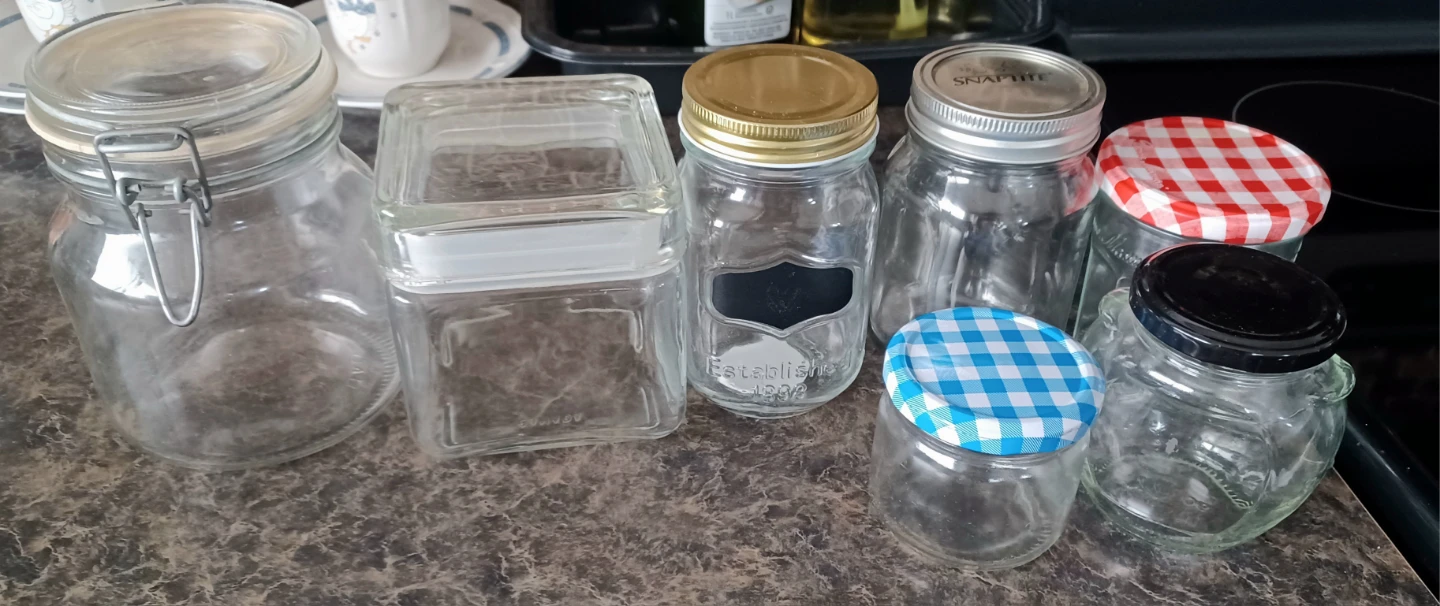Assorted Glass Jars with Lids - photo 2