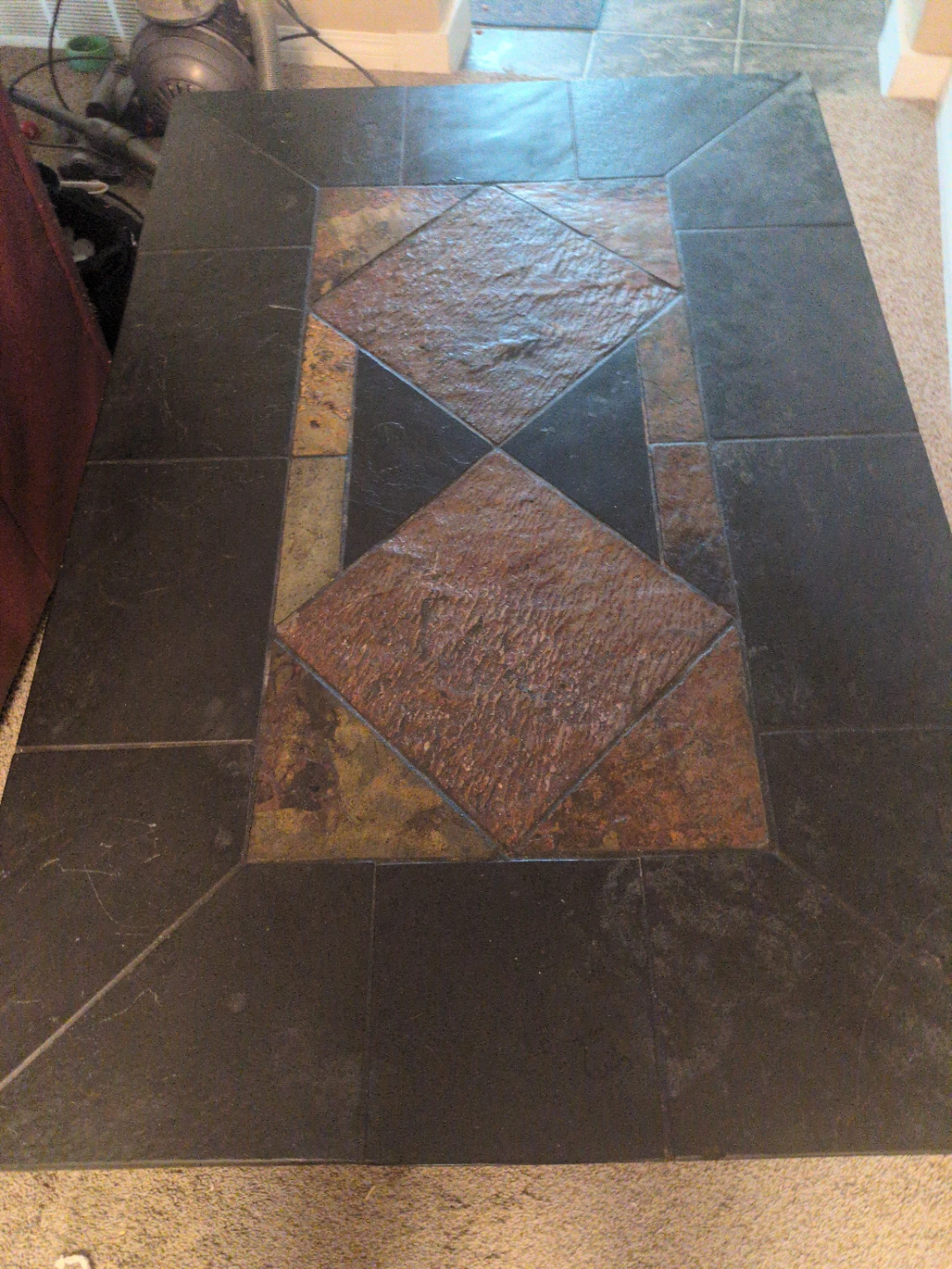 Solid, 2"thick  Slate Coffee Table - photo 4