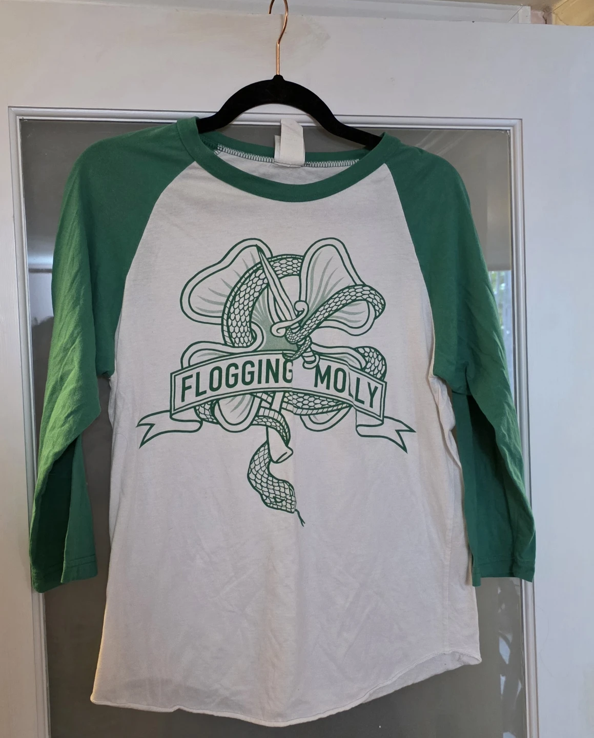 Cinder Block Flogging Molly Ringer T-Shirt