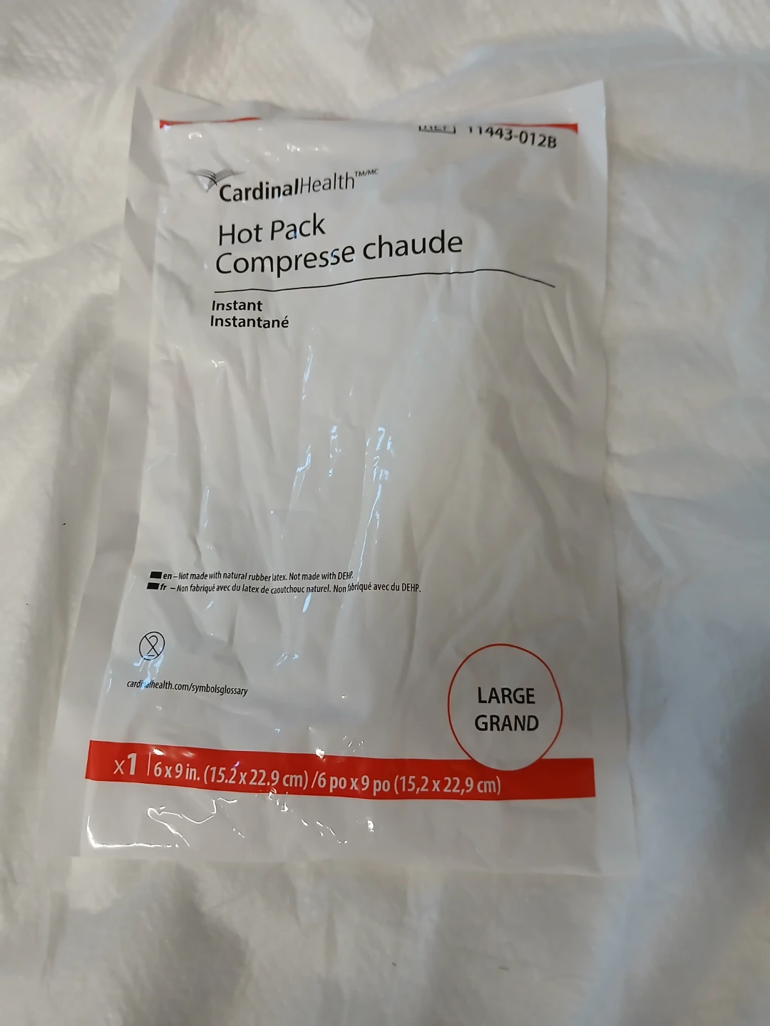 Cardinal Health Large Instant Hot Pack 6x9 in.