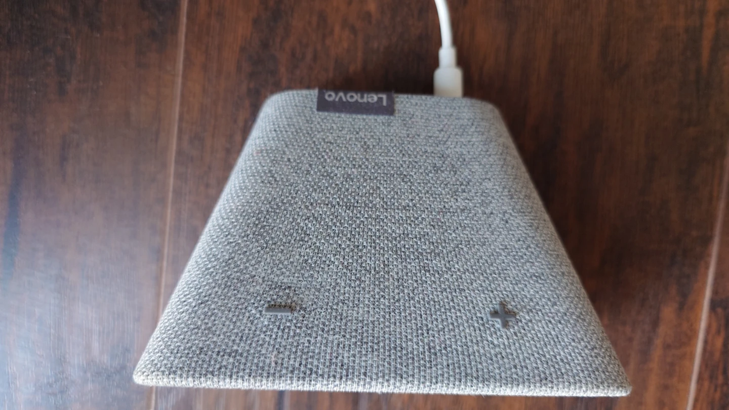 Lenovo Smart Clock / Compact Smart Display - Grey Fabric - photo 2