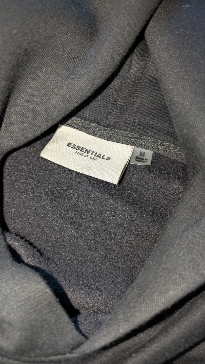 Essentials hoodie black size medium - photo 3