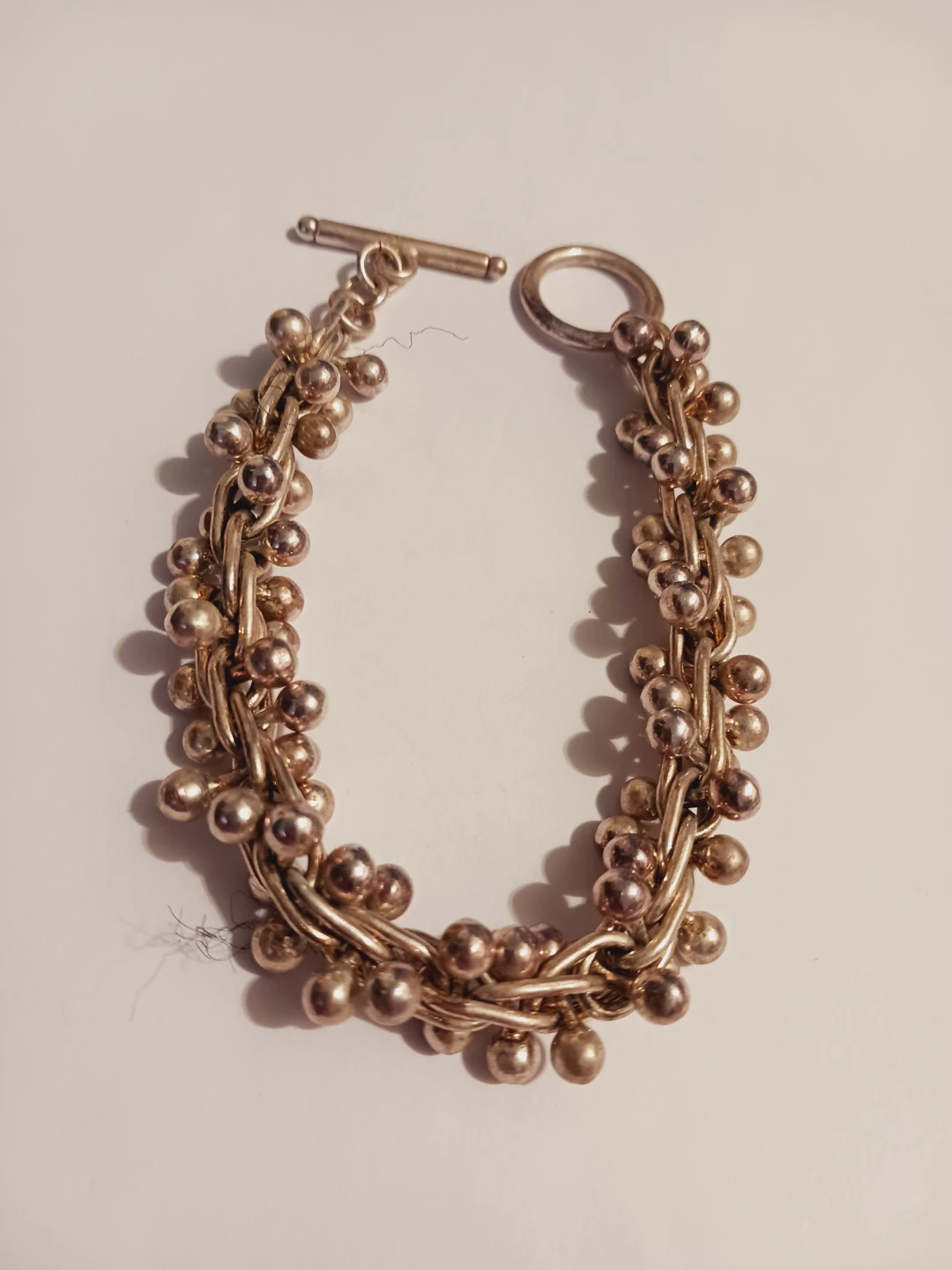 Sterling Silver 925 Toggle Bracelet - photo 3
