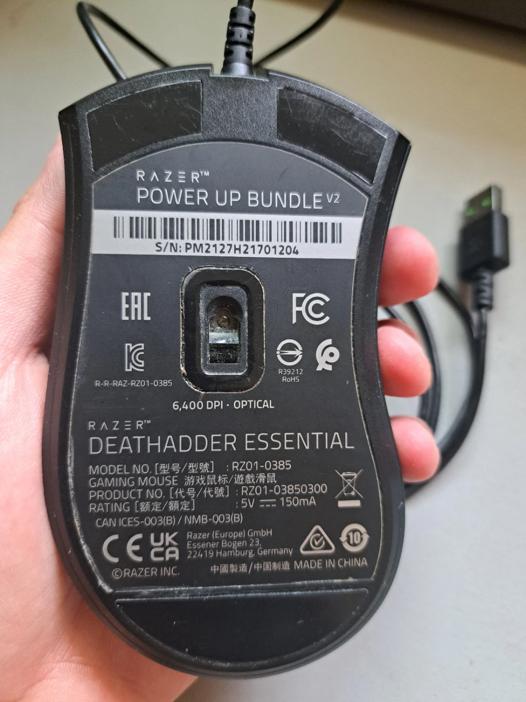 Razer DeathAdder Essential Gaming Mouse - photo 2