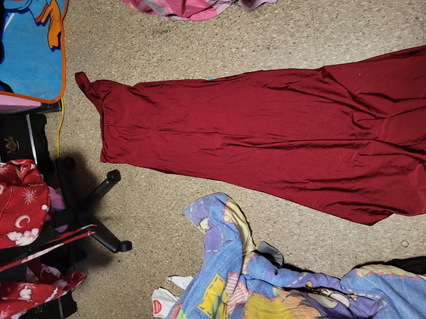 Maroon off the shoulder Maxi Dress - photo 2