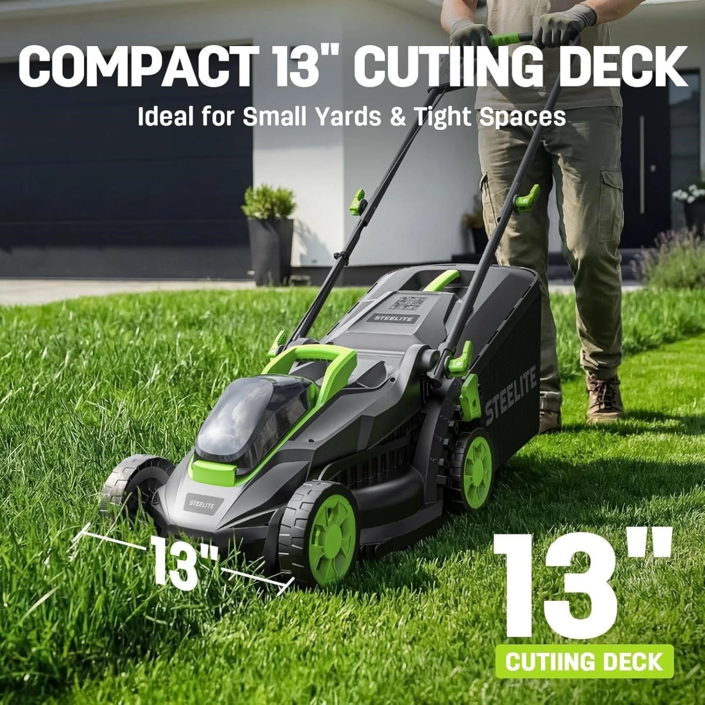 STEELITE Cordless Electric Lawn Mower - photo 2