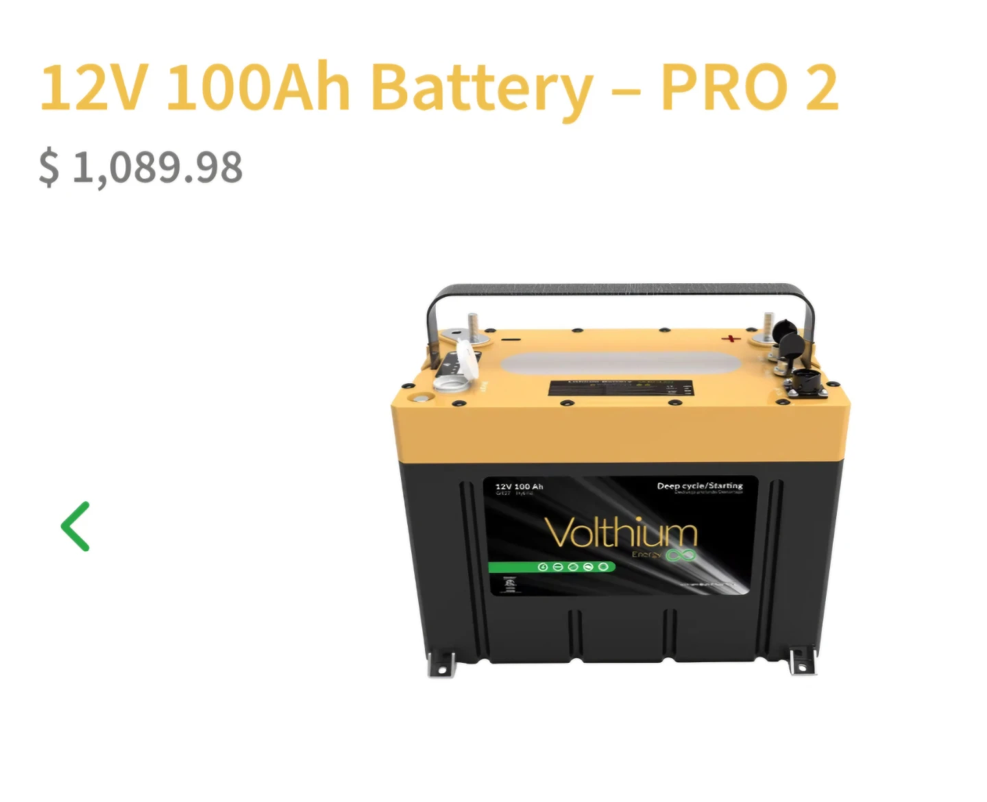 12V 100Ah Battery – PRO 2