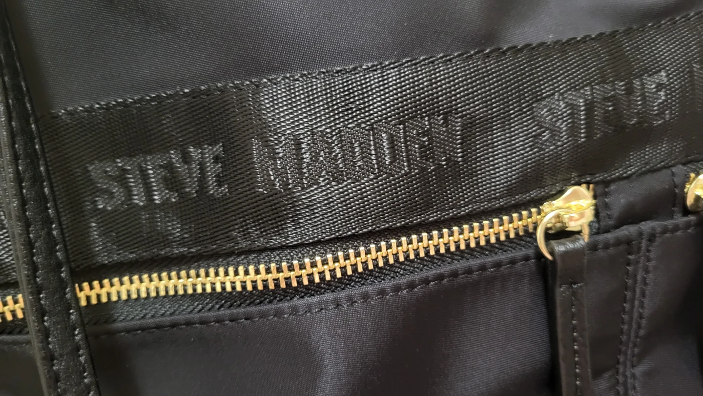 Steve Madden Black Nylon Tote Bag with Pouch - photo 2