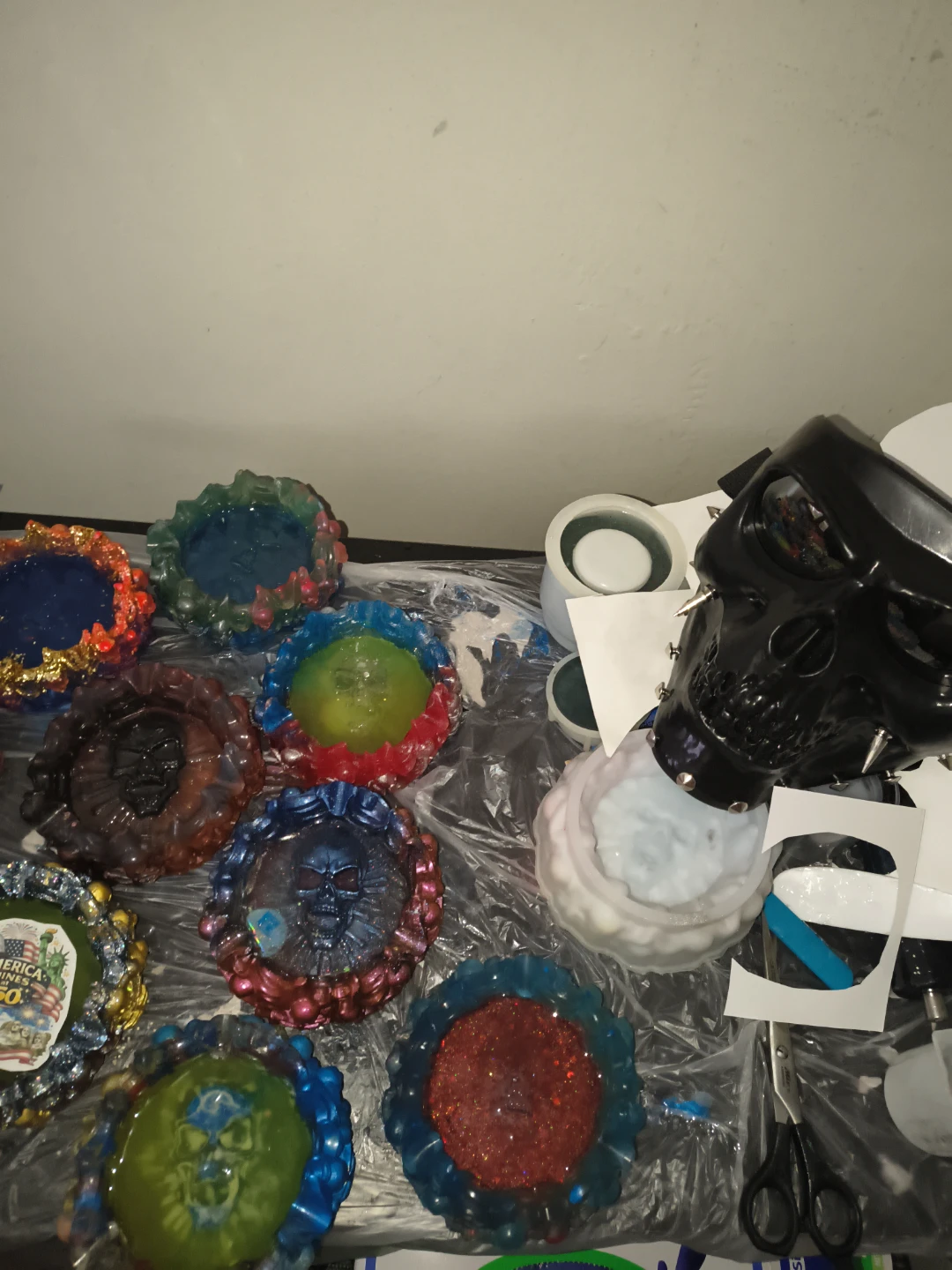 Handmade Resin Ashtrays (Various Designs) - photo 4