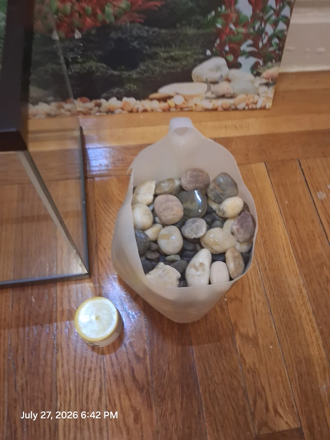 10 gallon Glass Aquarium Tank with Rocks - photo 2
