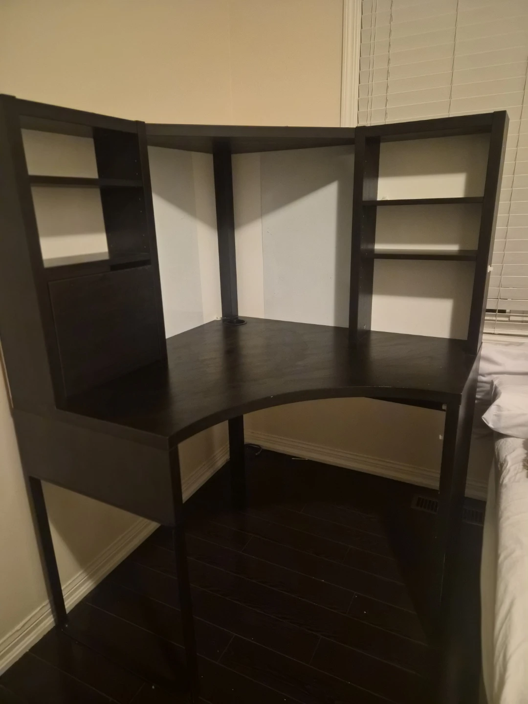 Corner Desk with Shelving