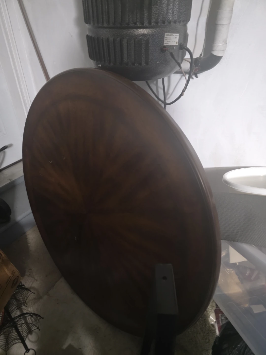 Brown Faux Leather Bar Stool