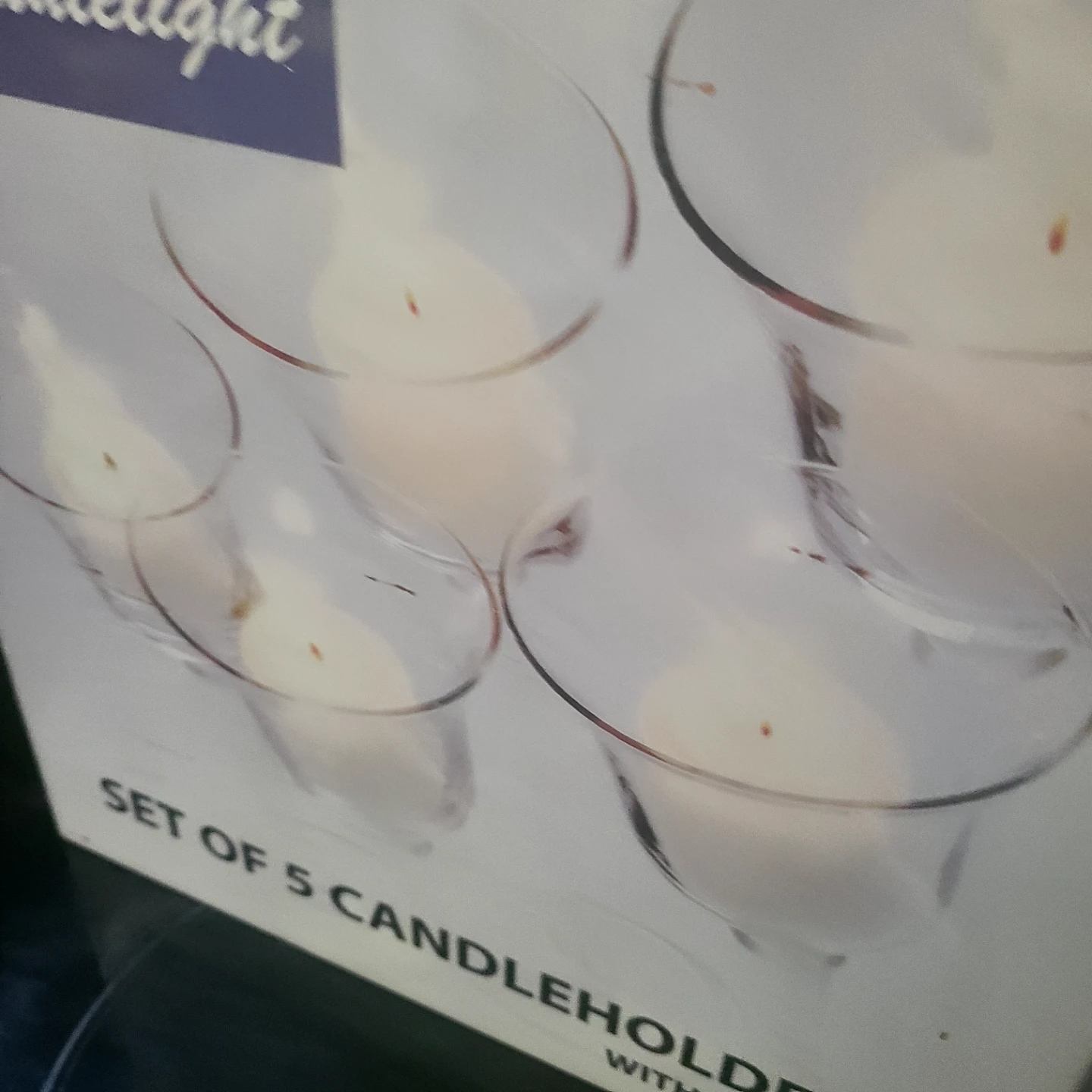 Candlelight Set of 5 Candleholders with Candles - photo 5