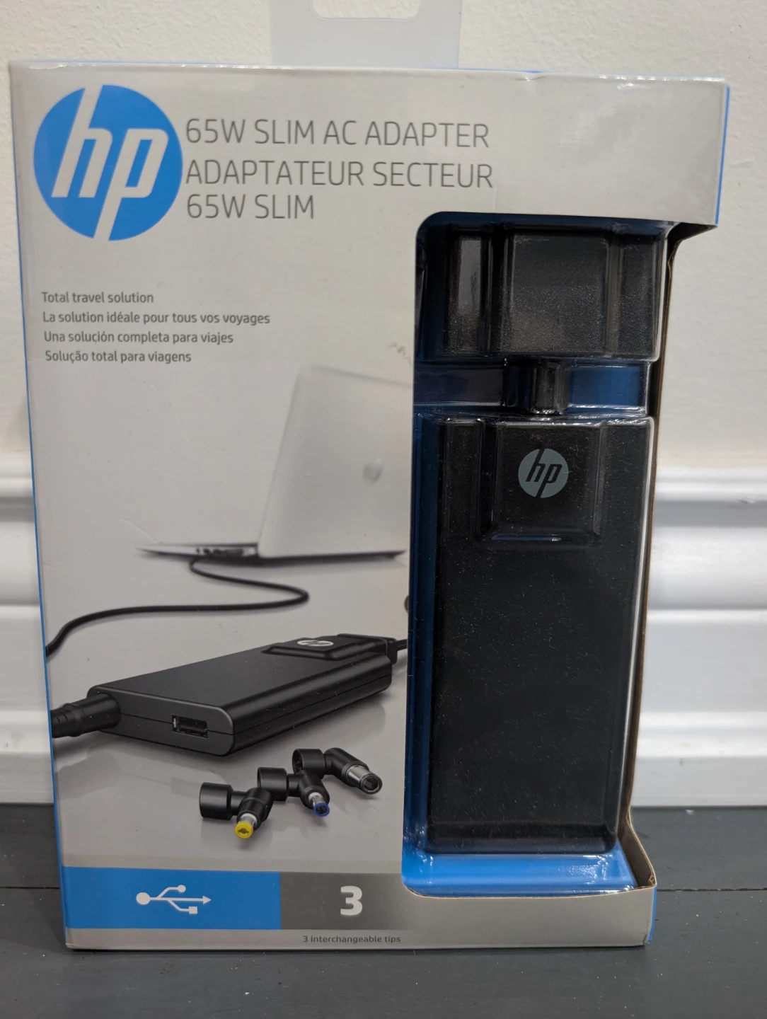 HP 65W Slim AC Adapter