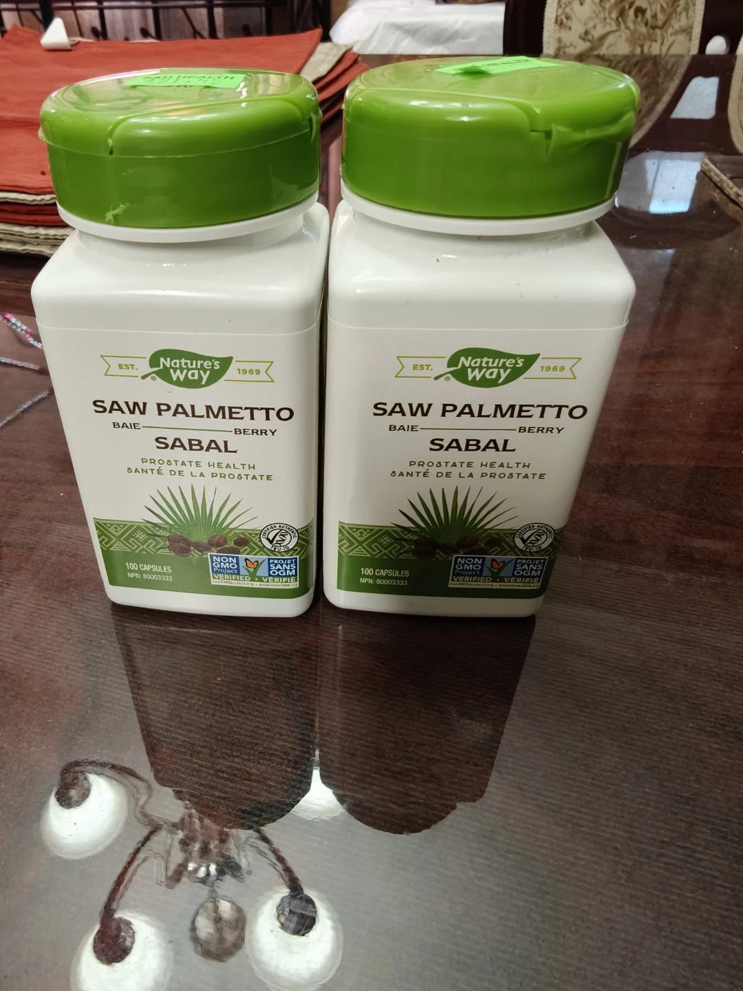 2 Bottles Saw Palmetto Berry