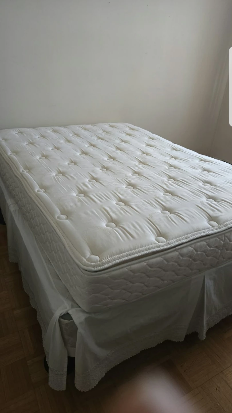 Double Bed Frame and Mattress