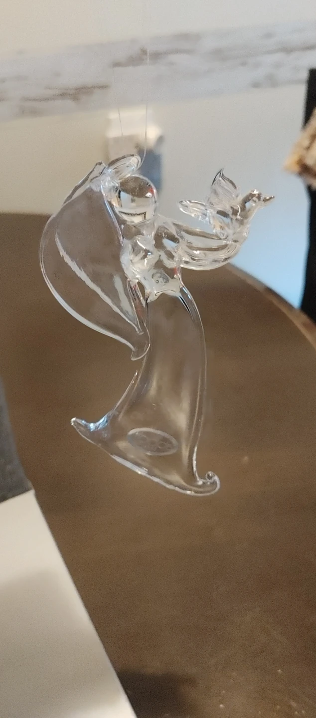 Glass Angel Ornament