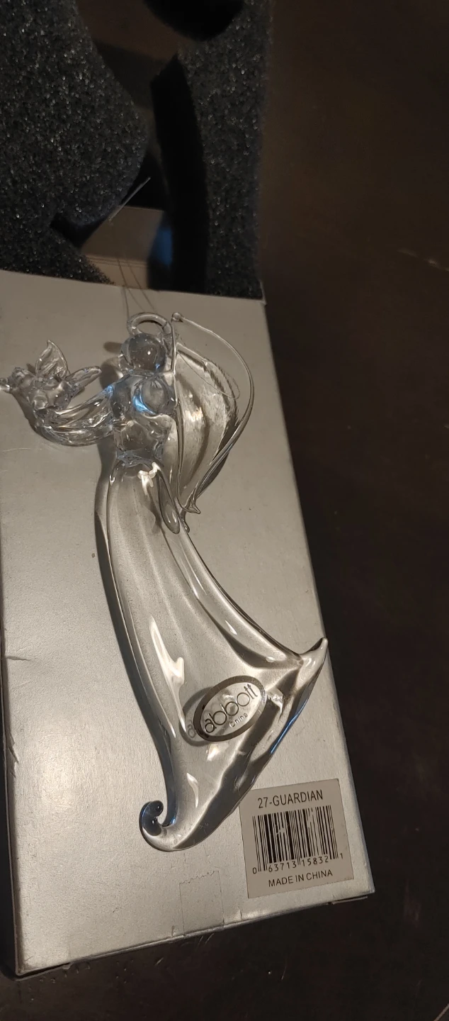 Glass Angel Ornament - photo 2