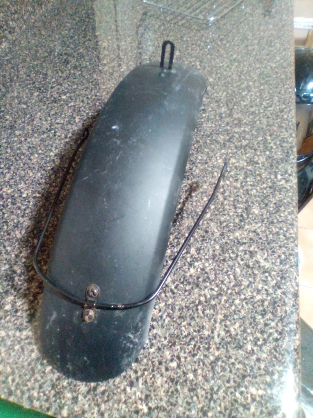 Black Motorcycle Fender
