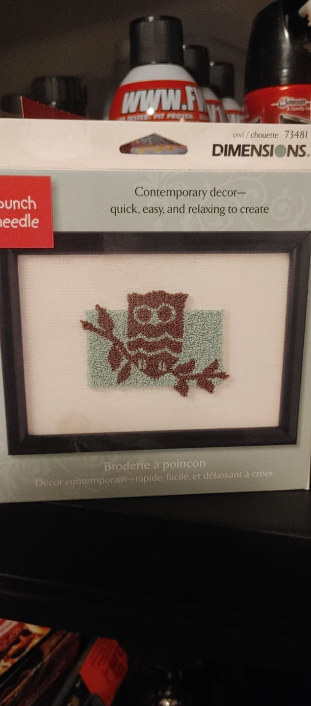 Dimensions Owl Punch Needle Kit