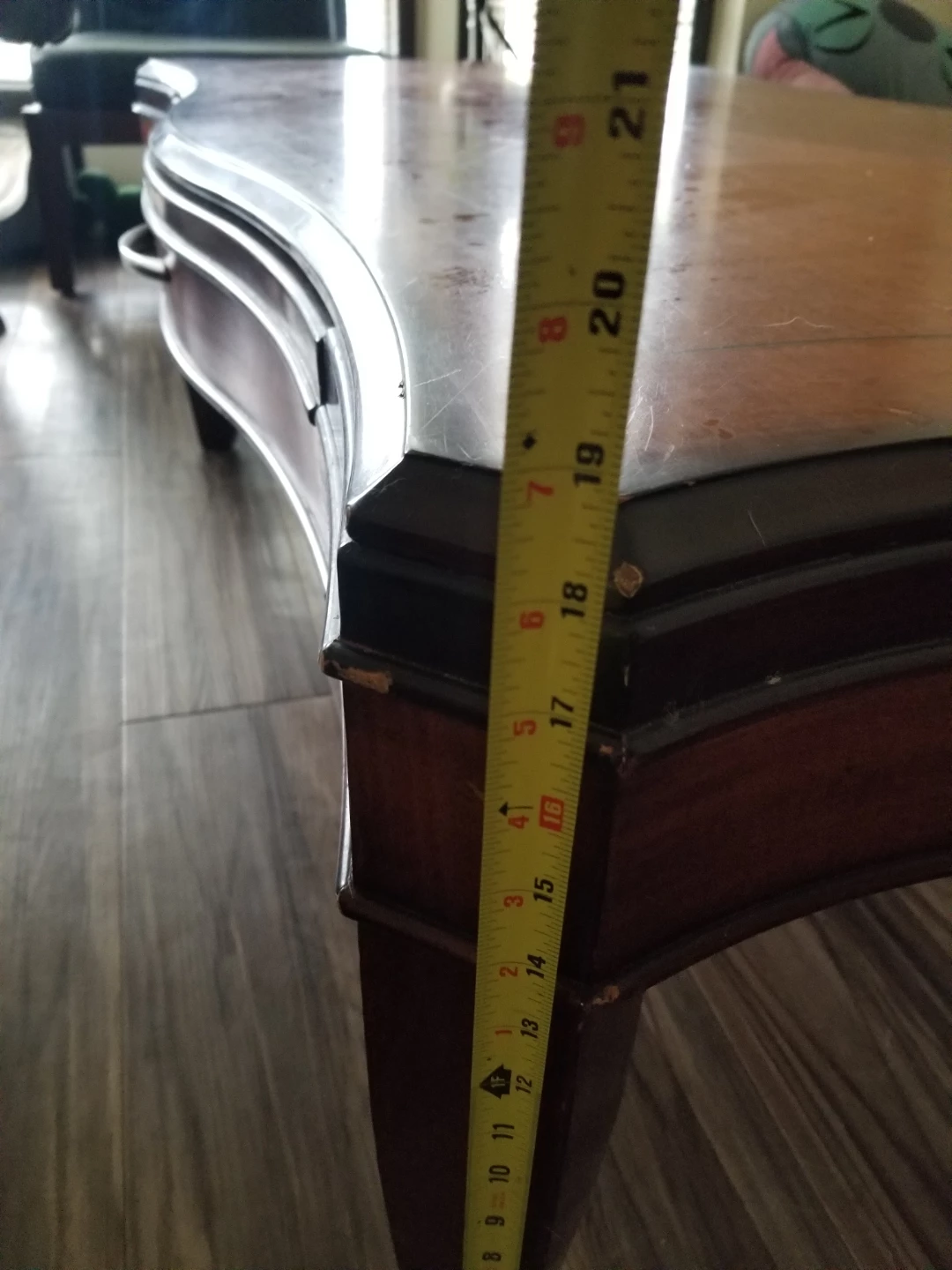 Wooden Coffee Table with Drawers - photo 2