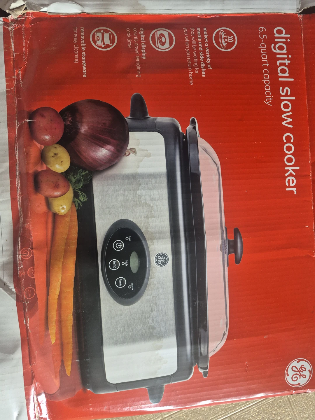 GE digital slow cooker 6.5-quart